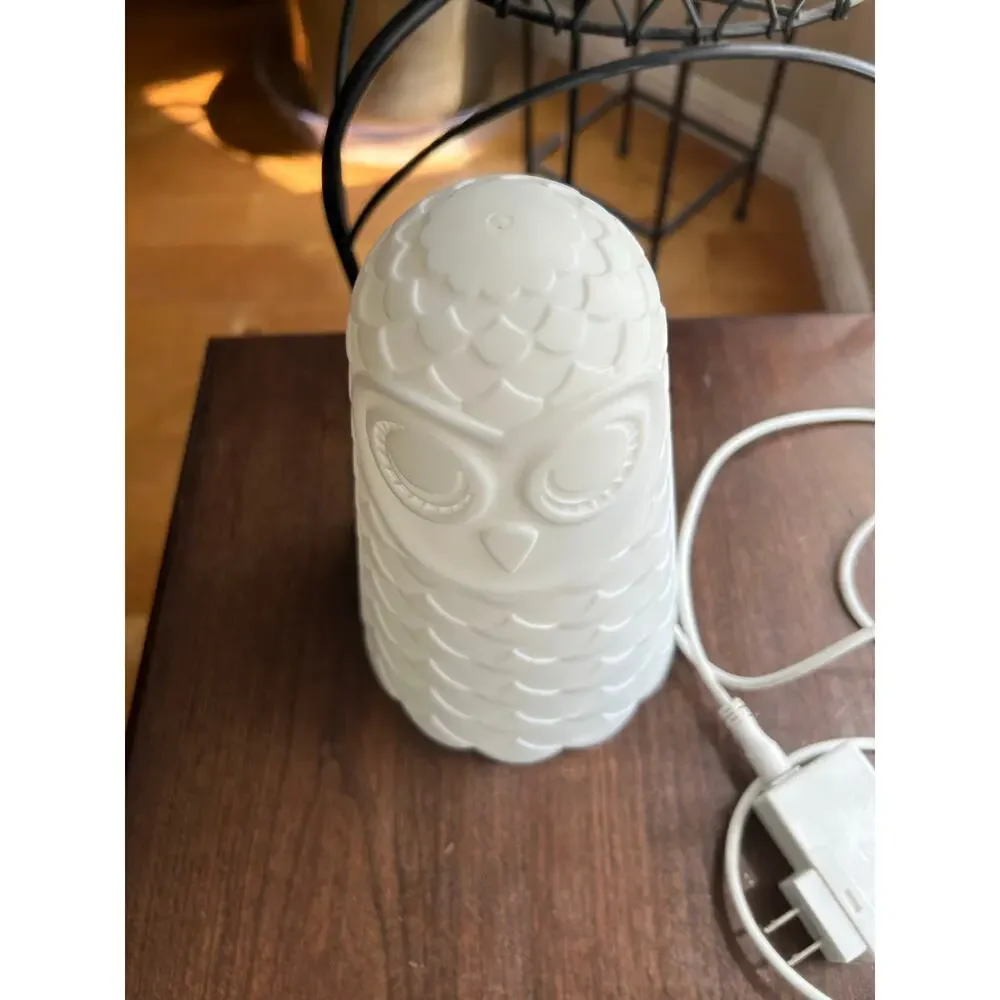 IKEA Solbo Owl Plug-In Night Light Kids White Scandinavian B1609 Lamp Bedroom